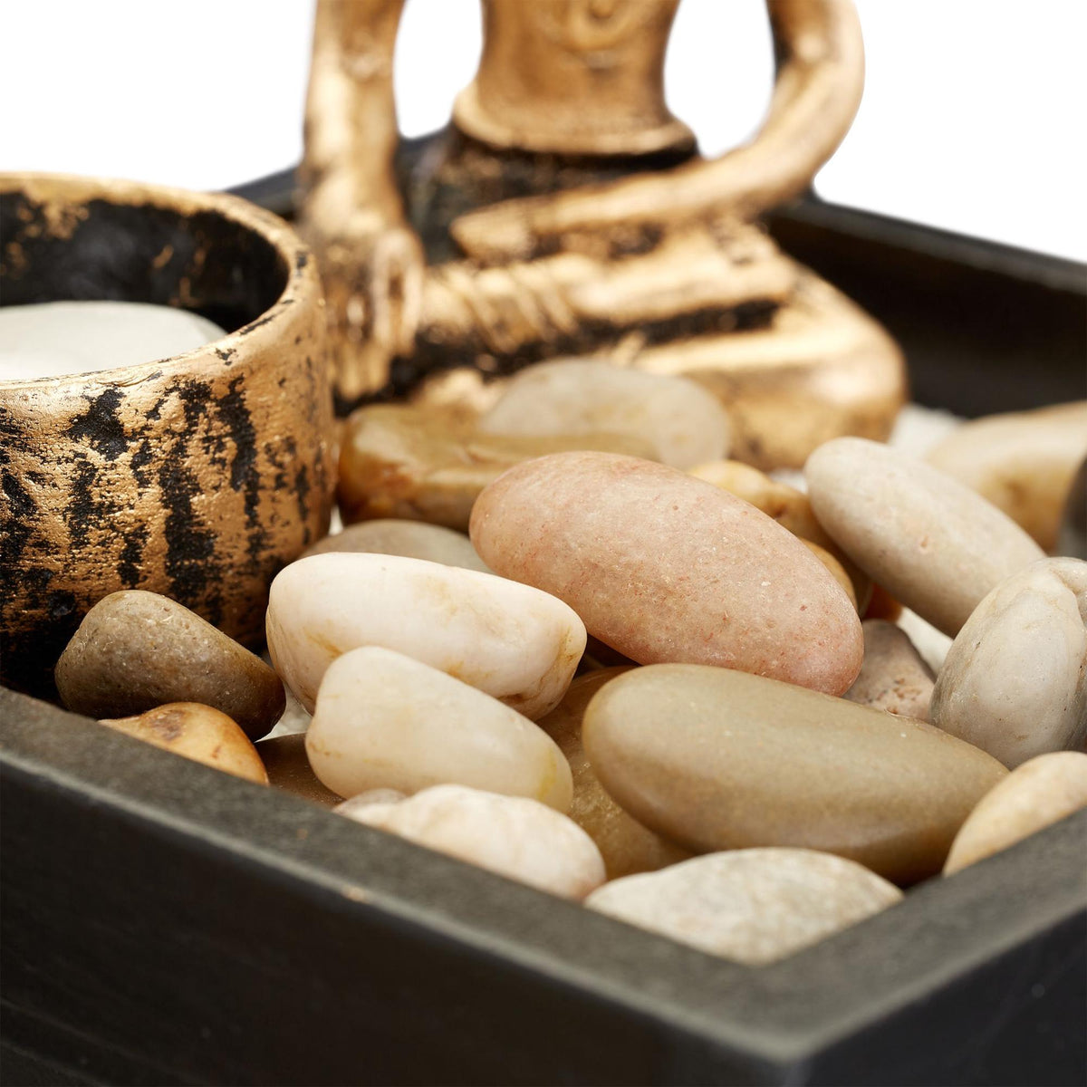 Zen garden with Buddha