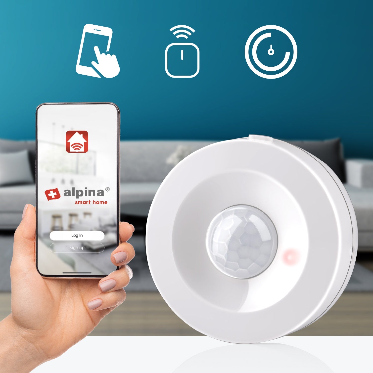 Zigbee Smart Motion sensor Ø 4.8 cm