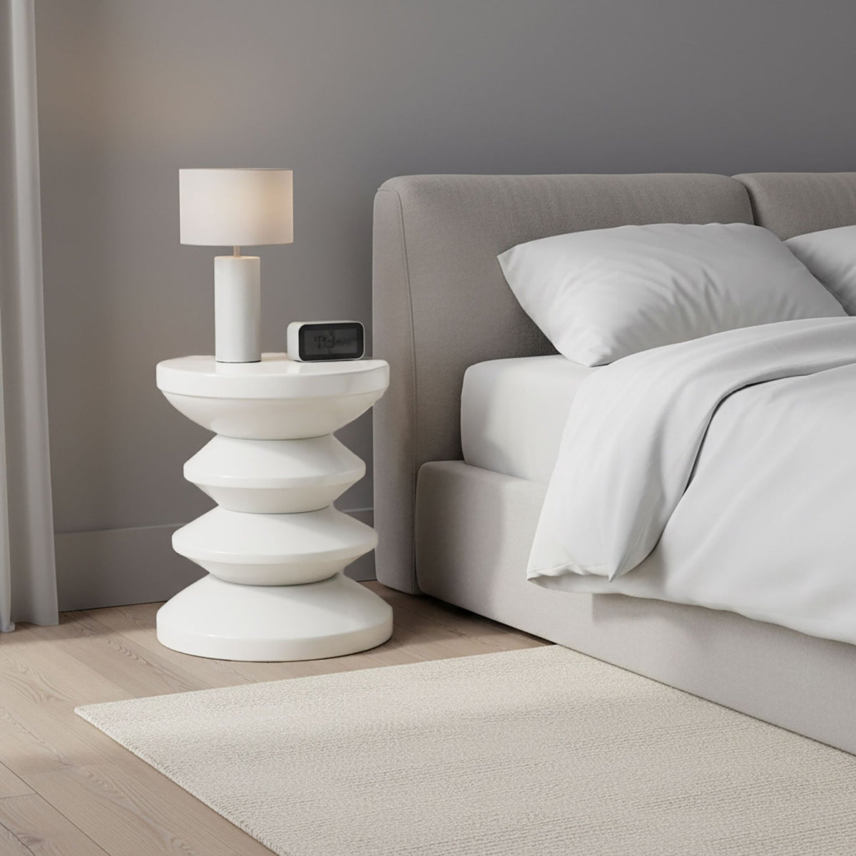 Zigzag Side Table & Stool – Versatile 1960s Design