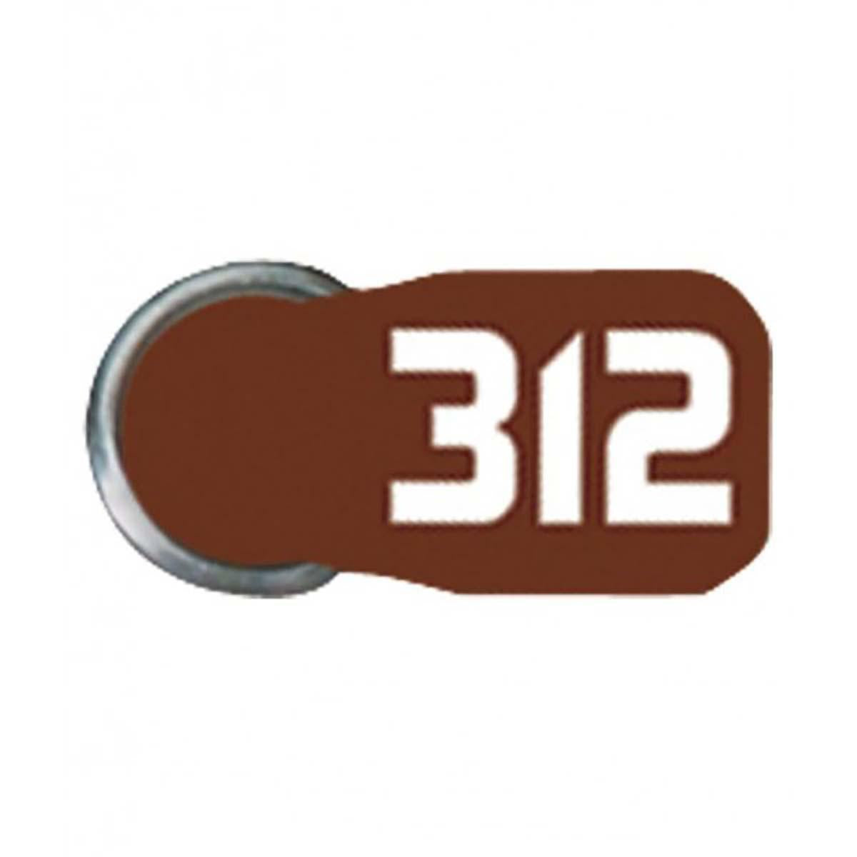 Zinc-Air Battery PR41 Type 312 | 1.4 V DC | 184 mAh | 8-Blister | Hearing aid | Silver