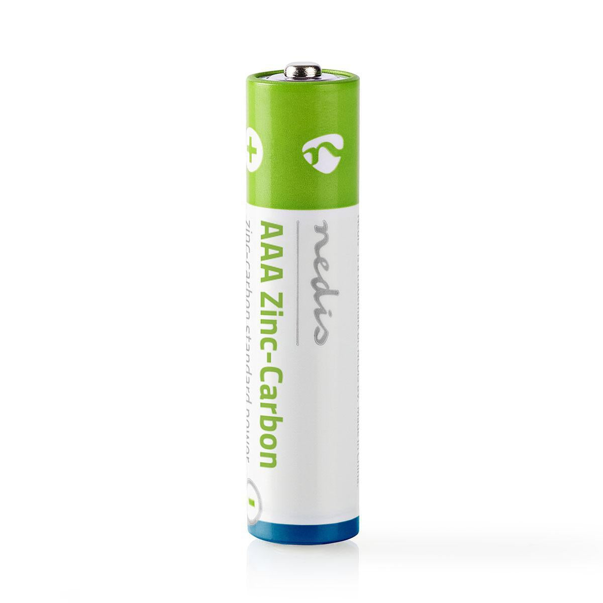Zinc-Carbon Battery AAA | 1.5 V DC | Zinc coal | 2-shrink pack | R03 | Various units | Blue / Green / White