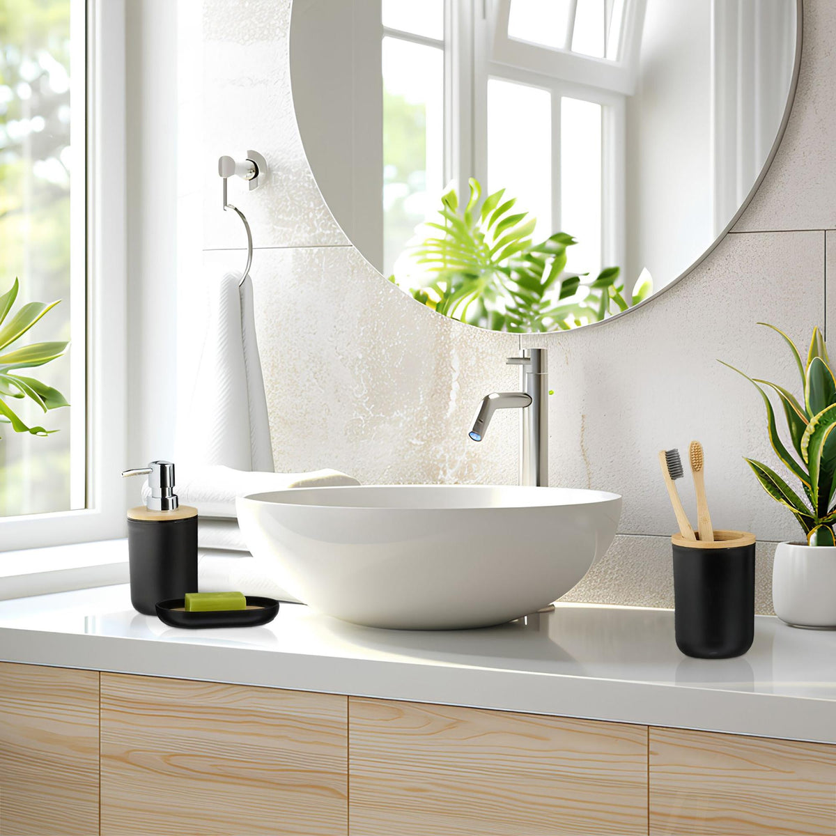 bathroom set 6 parts