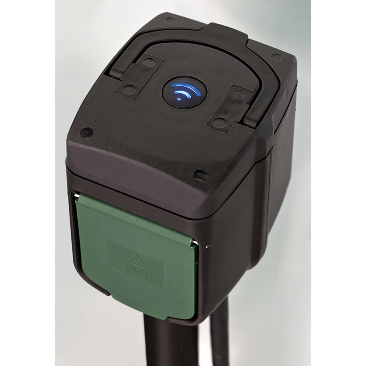 brennenstuhl®Connect WIFI smart outdoor socket 2-way / smart outdoor socket IP44 with ground spike and mounting plate