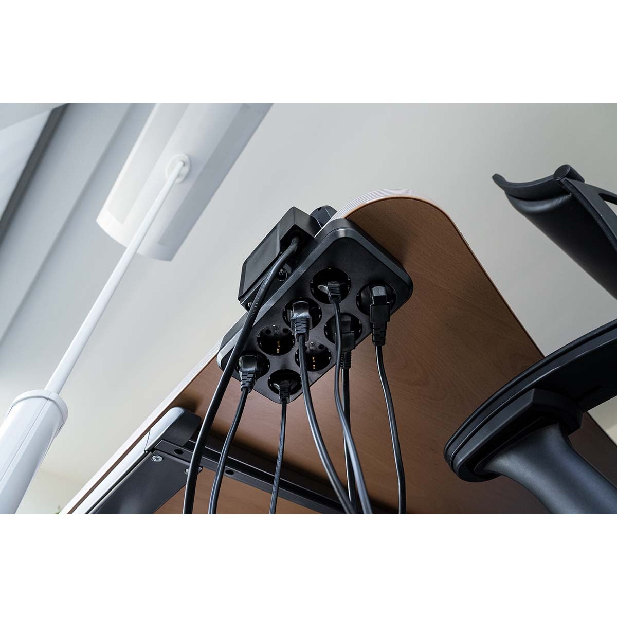 brennenstuhl®estilo Duplex socket, 2x Keystone modules, 10x safety sockets, silver/black