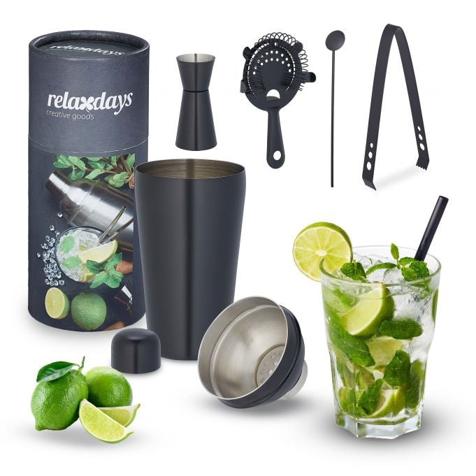 cocktail shaker set in 5 parts