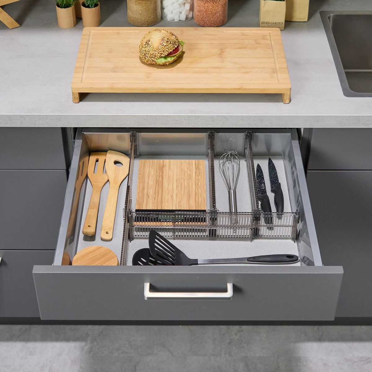 drawer divider set in 16 parts