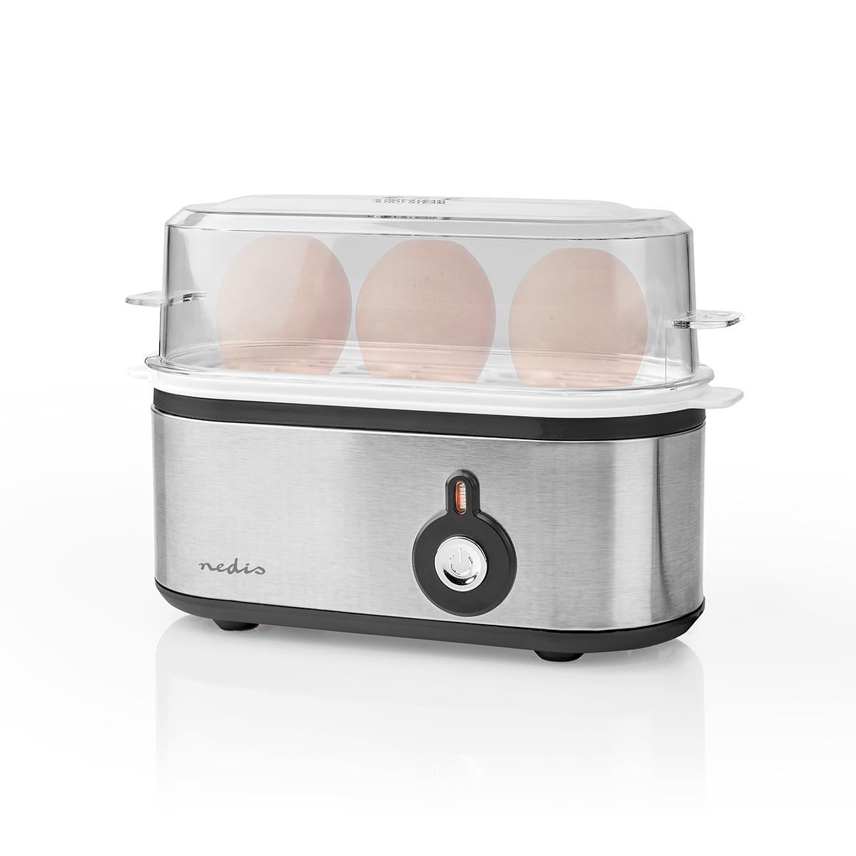 egg cooker | 3 eggs | The measuring glass | Aluminum / Black