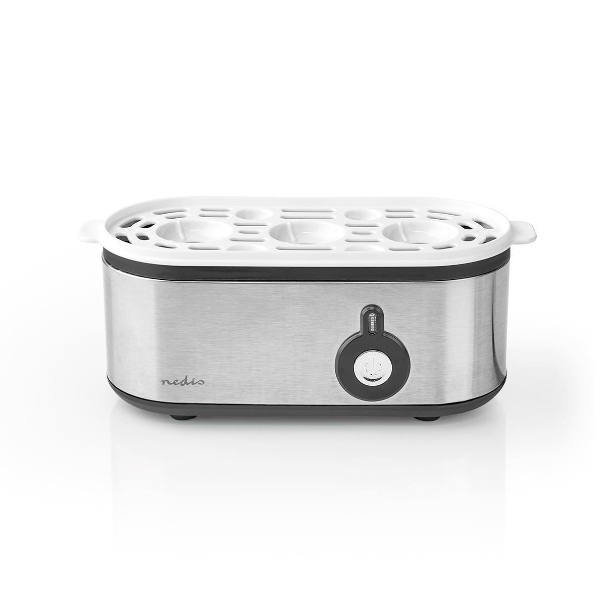 egg cooker | 3 eggs | The measuring glass | Aluminum / Black