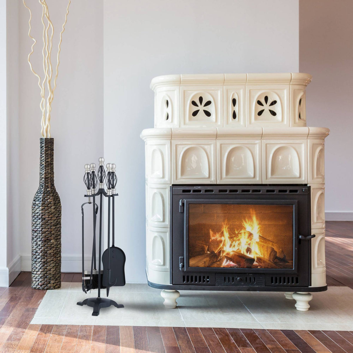 fireplace set in 5 parts