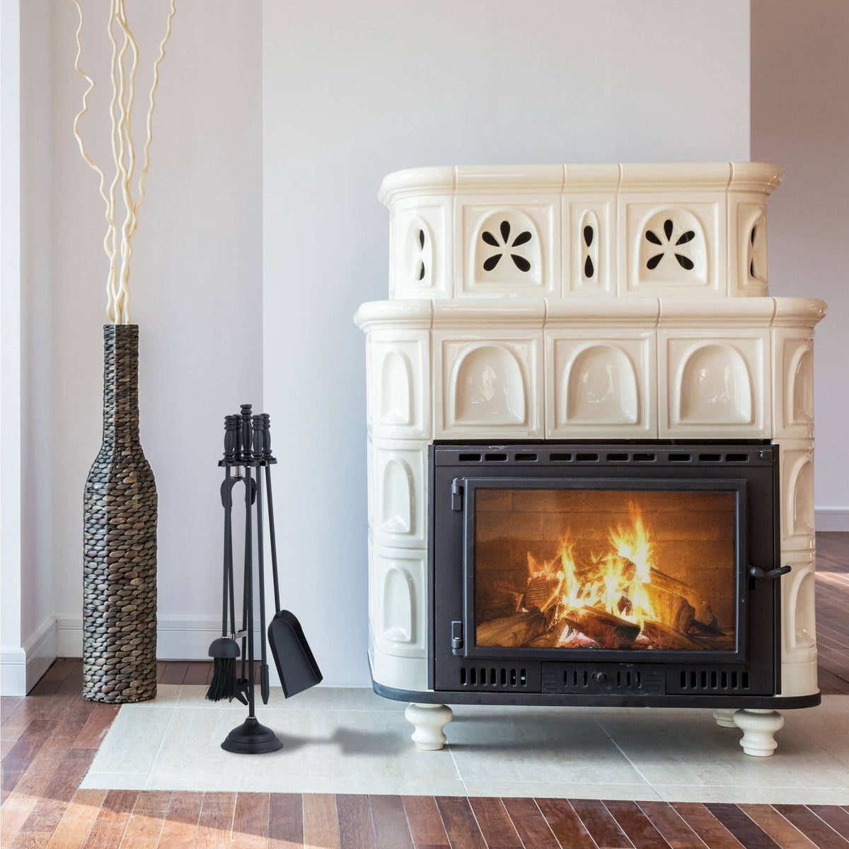 fireplace set in 5 parts