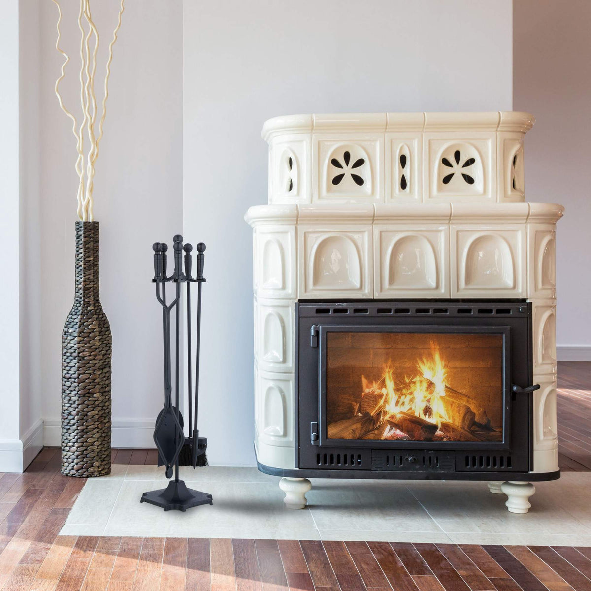 fireplace set in 5 parts