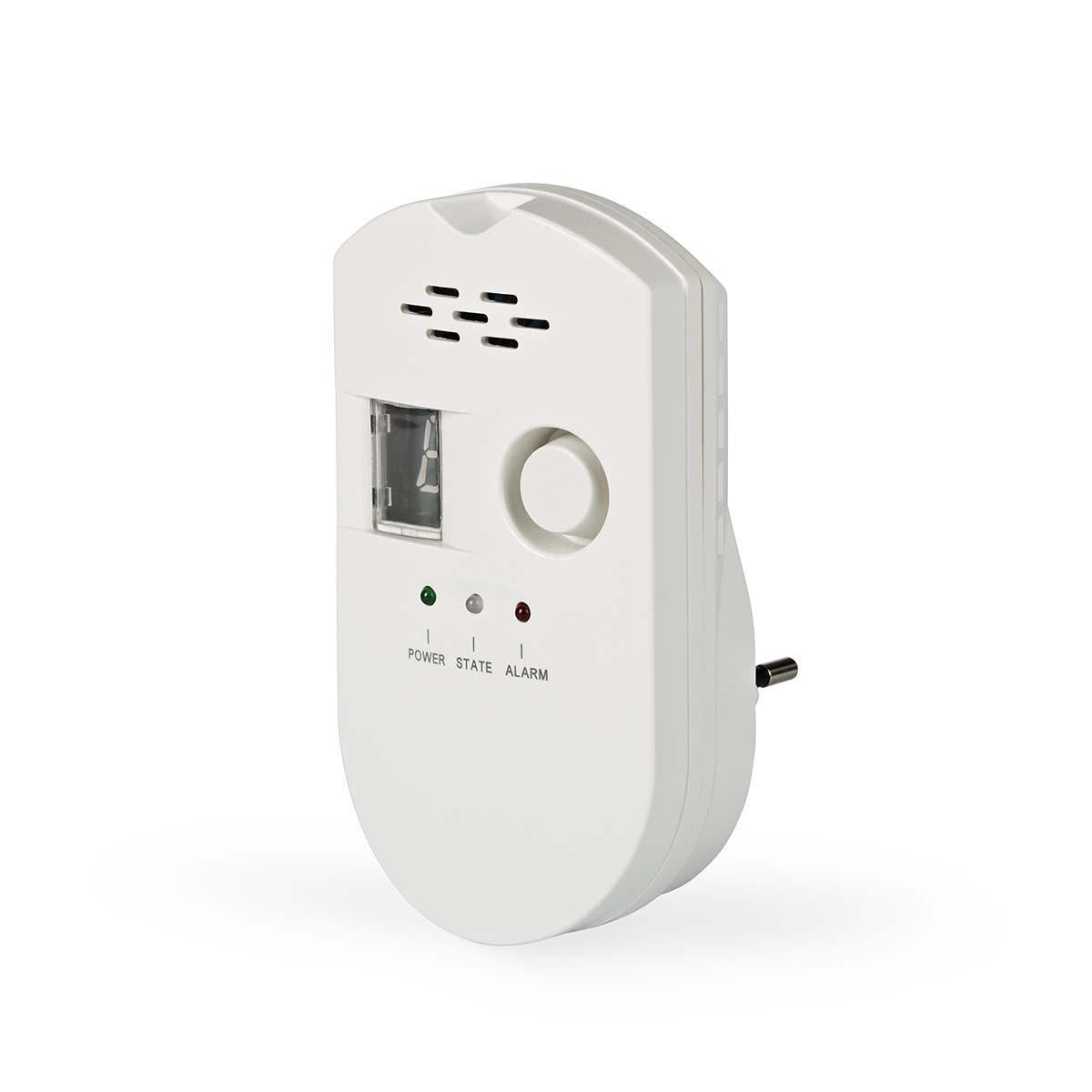gas alarm | Power adapter | Donor life cycle: 10 years | EN compliant: EN 50194-1:2009 / EN 60950-1:2006+A11:2009+A1:2010+A12:2011+A2:2013 | 85 dB| White