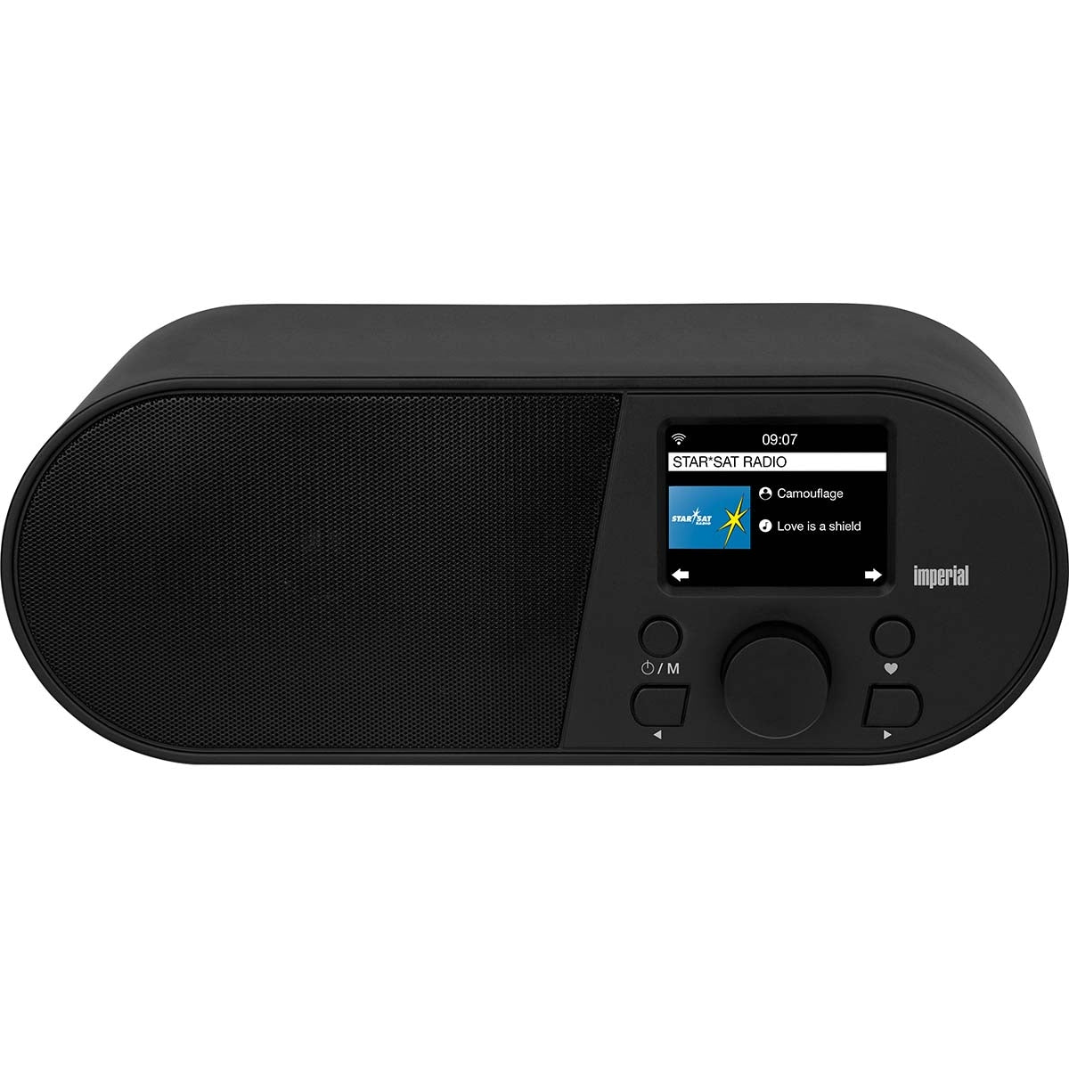 i105 WLAN Internet radio with 2.4 inch color display Black