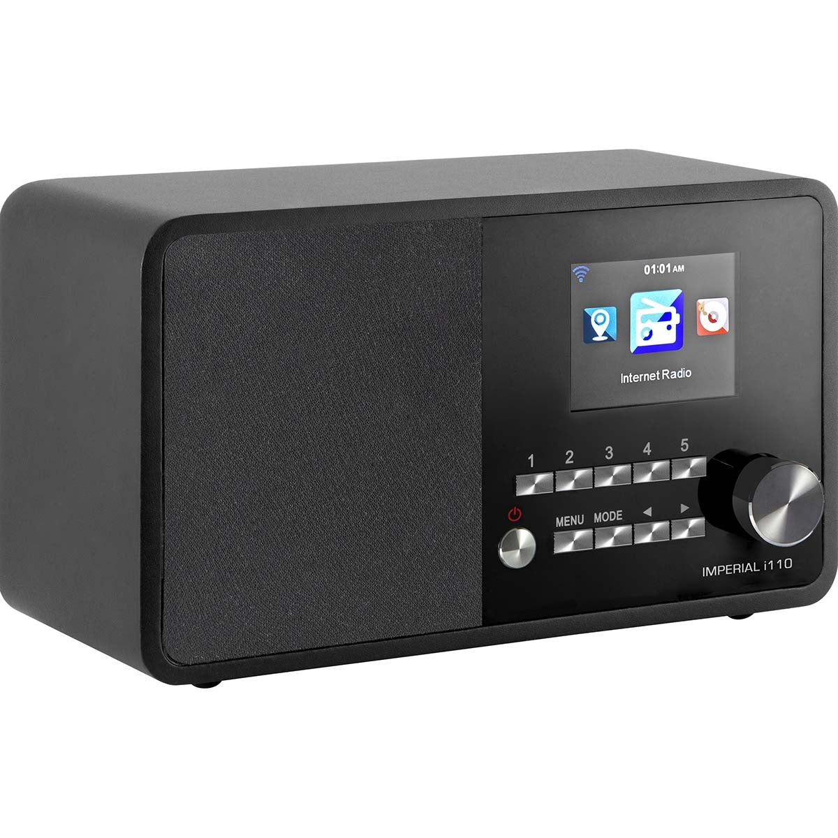 i110 WLAN Internet radio with media player function Black