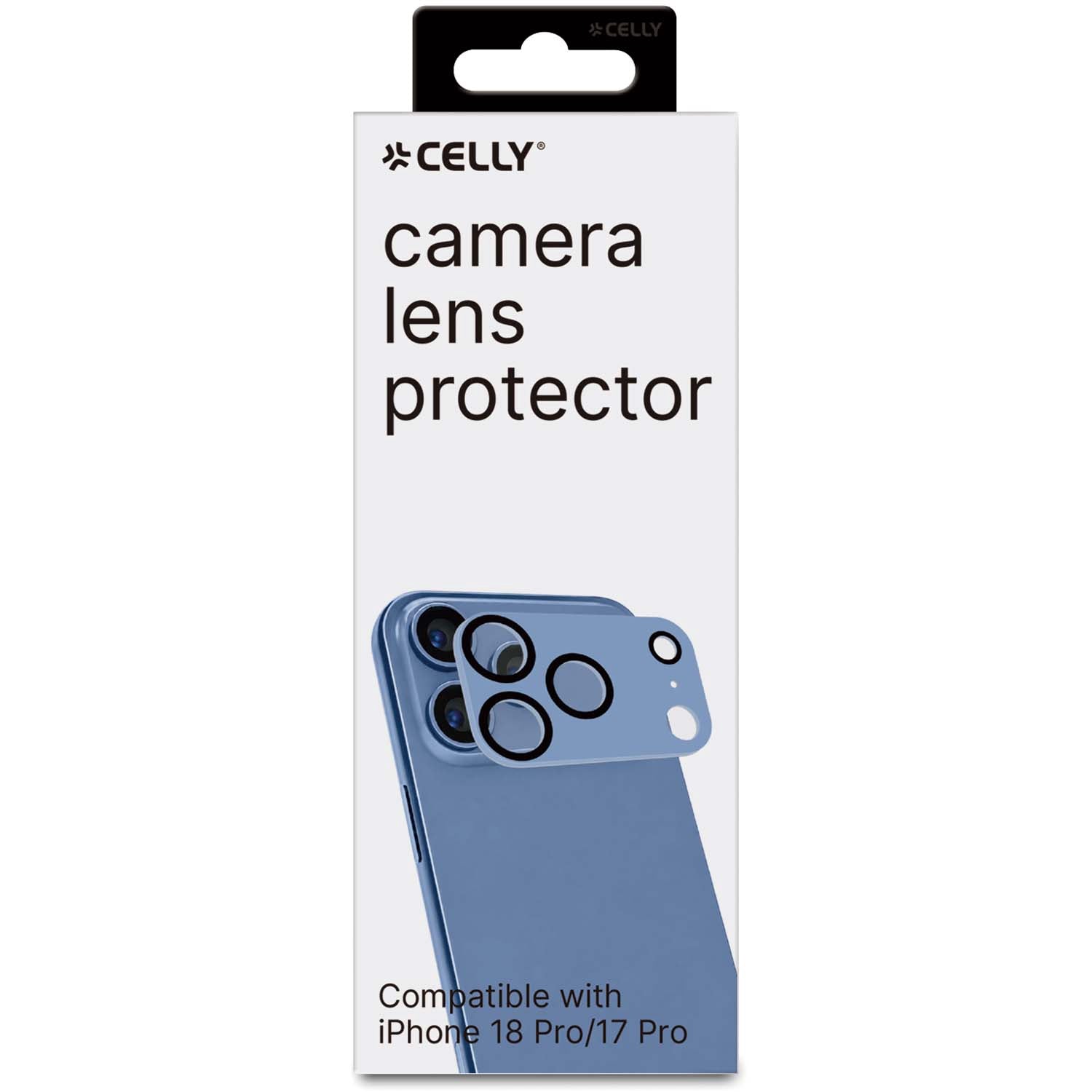 iPhone 18/17 Pro Camera Lens Protector – Light Blue