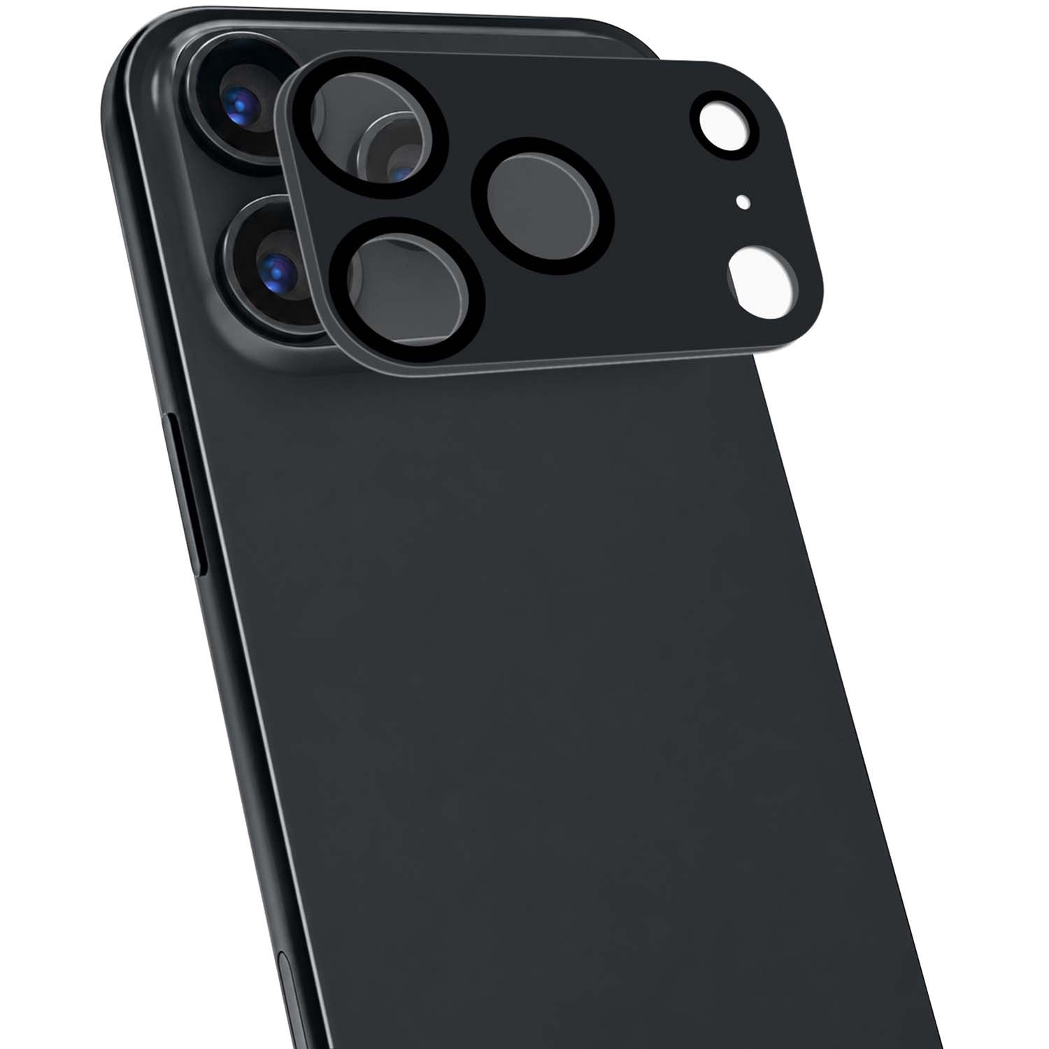 iPhone 18/17 Pro Max Camera Lens Protector, Dark Silver
