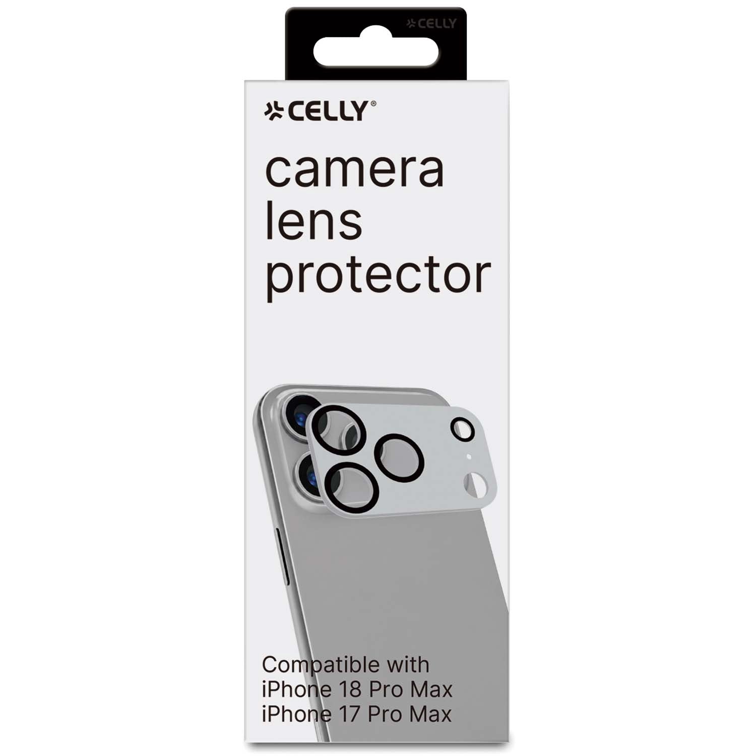 iPhone 18/17 Pro Max Camera Lens Protector – Silver