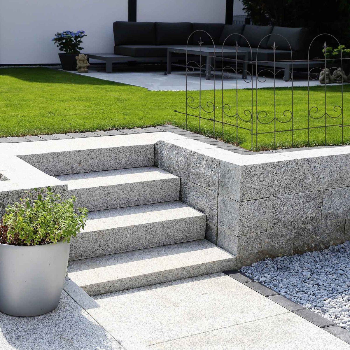metal flower bed fence in 6 parts