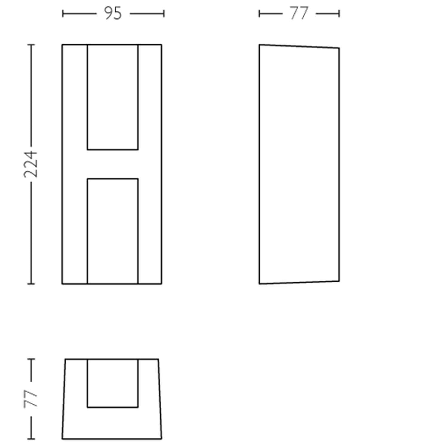 myGarden Shadow Wall lamp LED