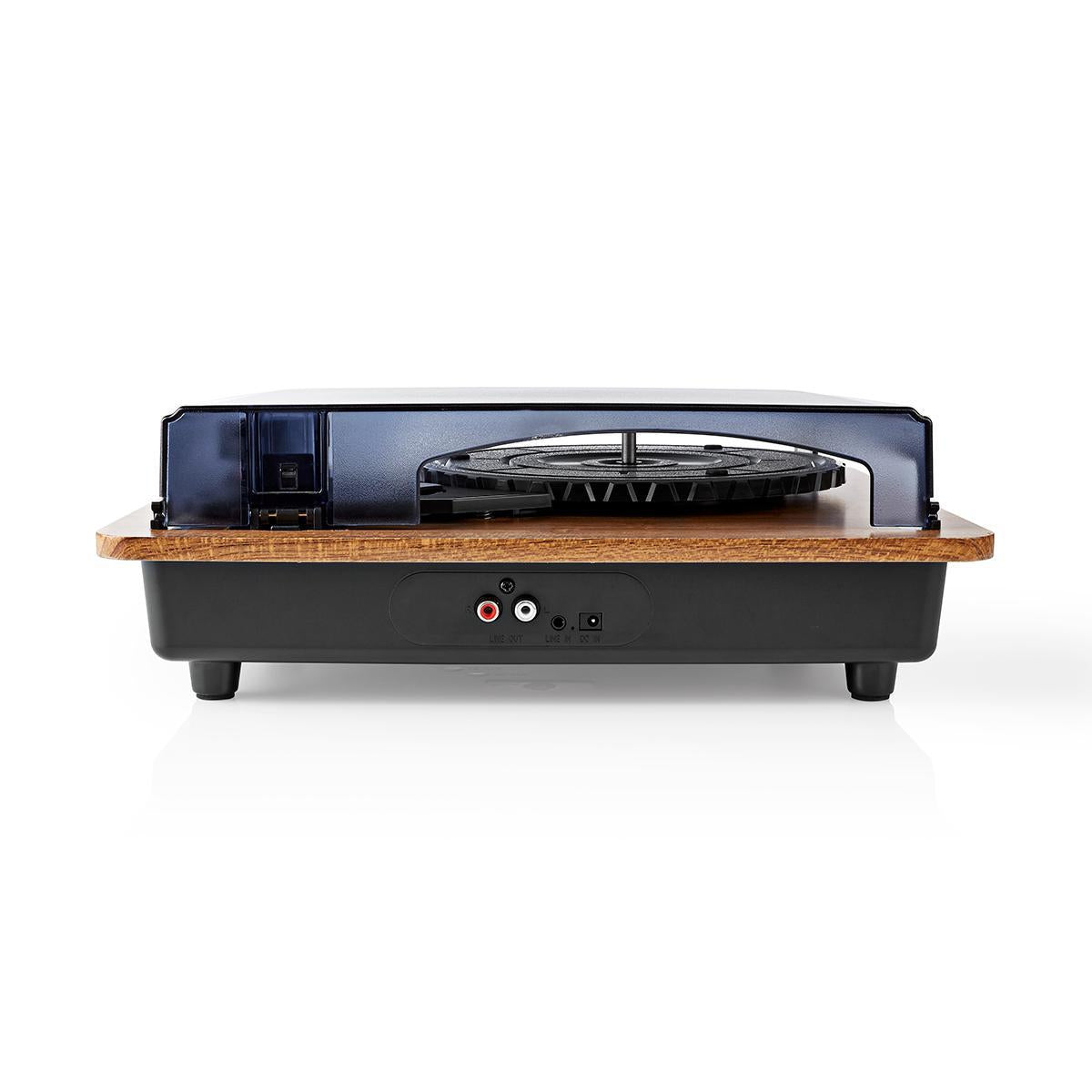 record player | 33 / 45 / 78 rpm | Belt Drive | 1x Stereo RCA | 9 W| Built-in (pre)amplifier | ABS / MDF | Brown / Black