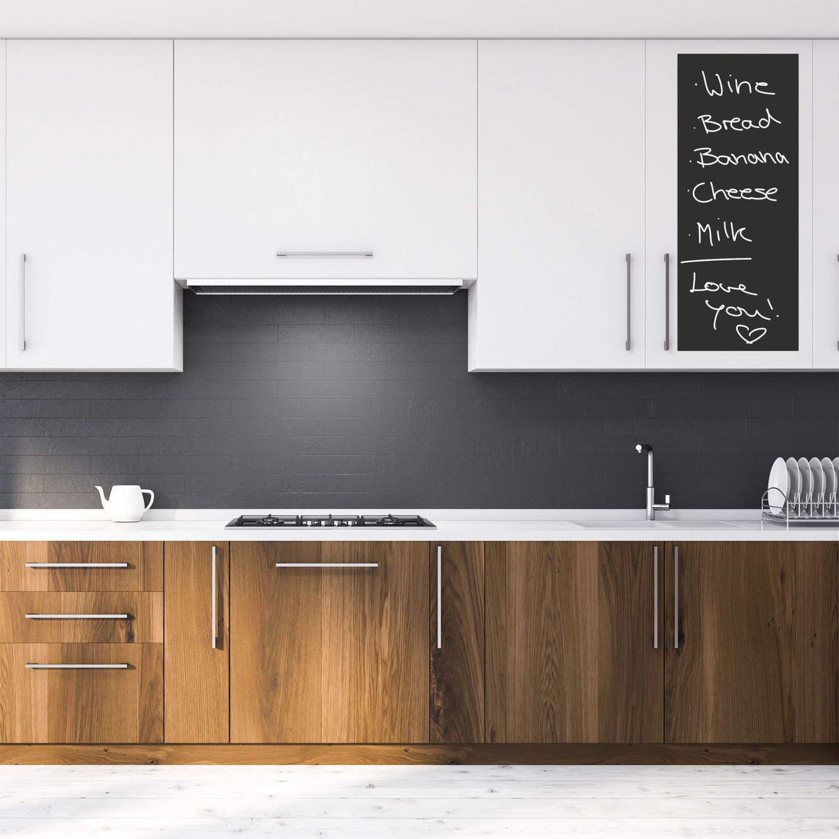 self-adhesive chalkboard