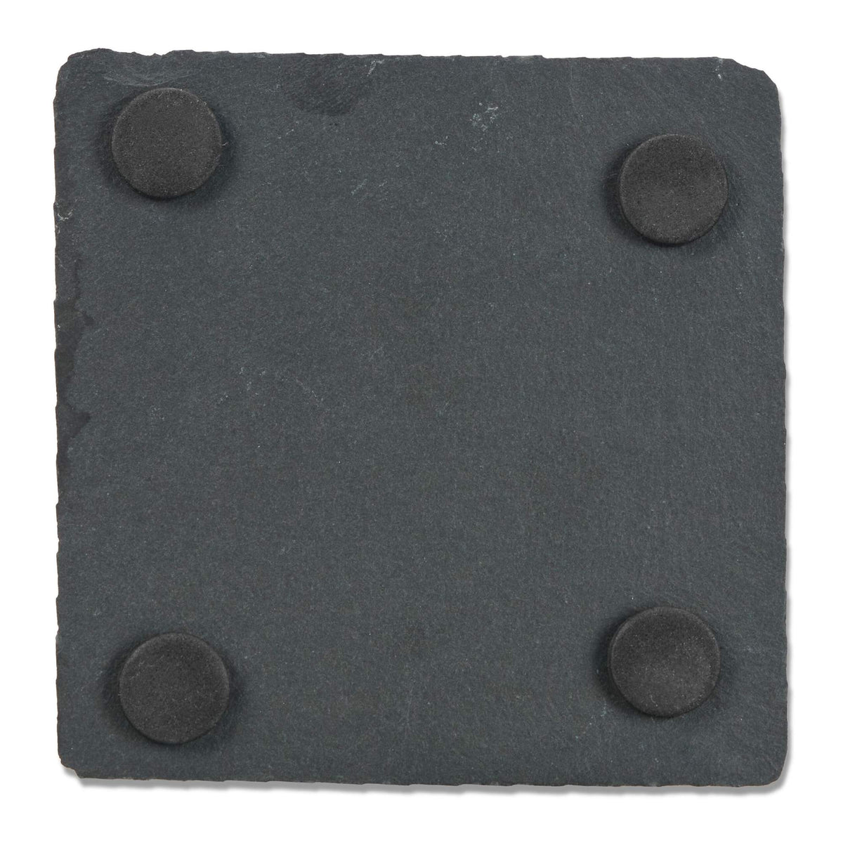 set of 10 coasters in slate 10x10 cm