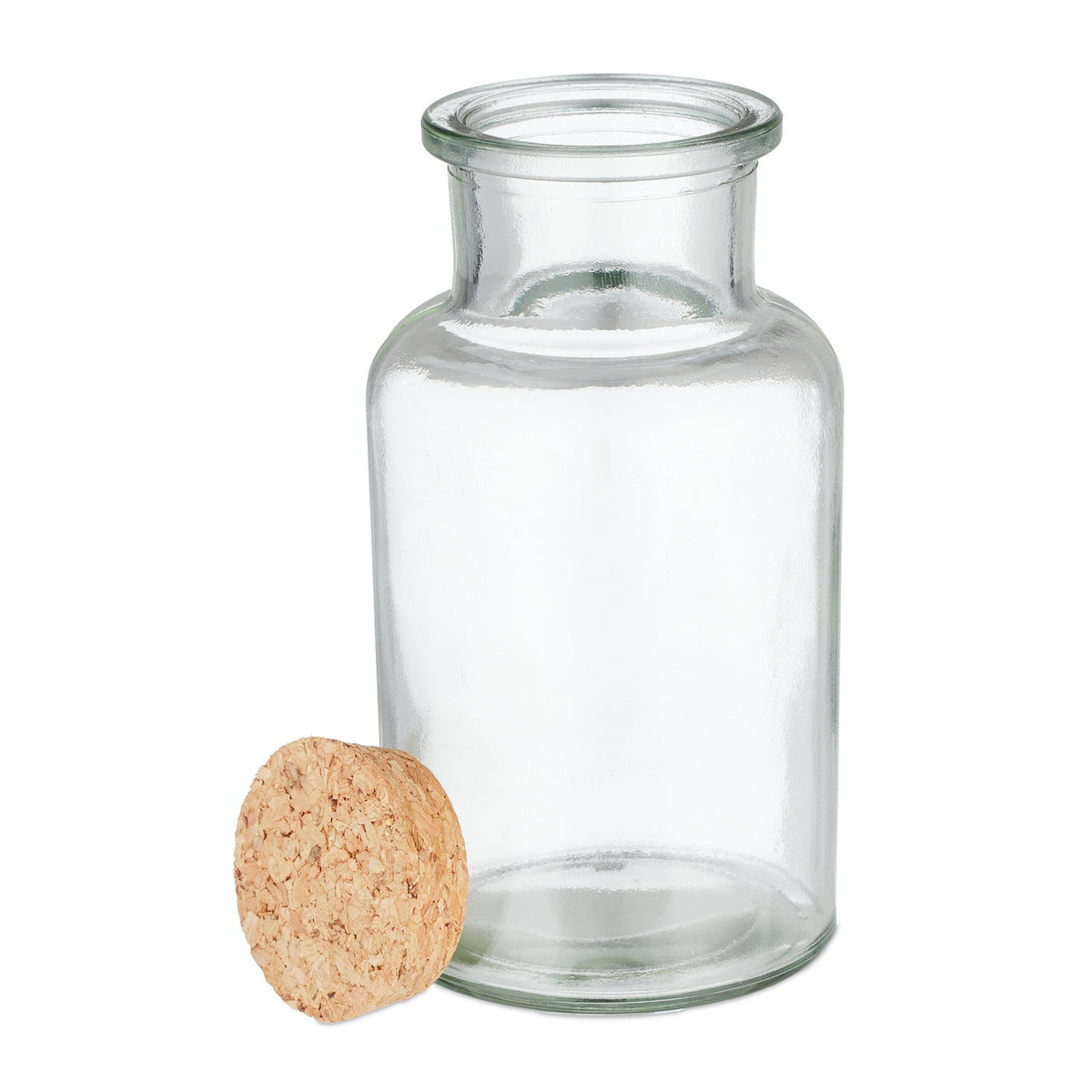 set of 12 spice jars with cork lids