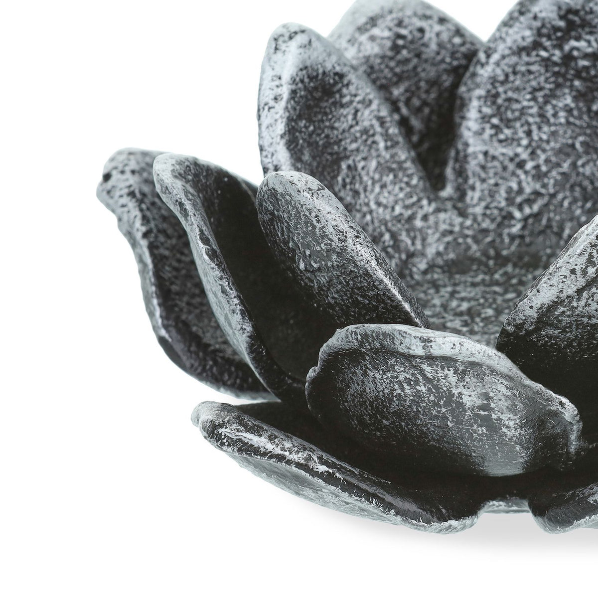 set of 2 Lotus-shaped tea light holders
