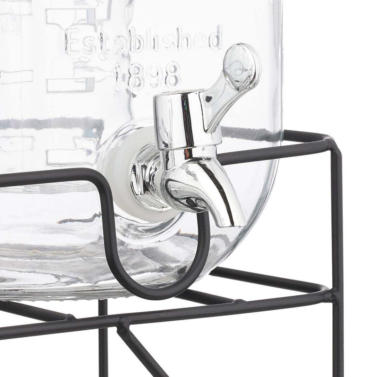 set of 2 beverage pumps 4L with stand