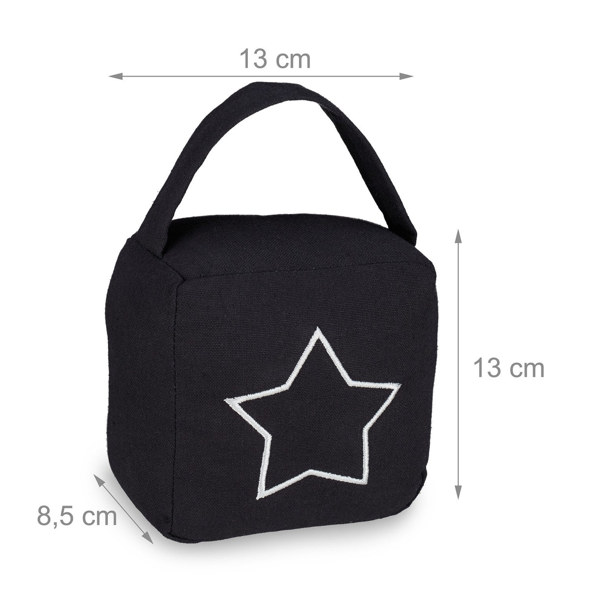 set of 2 door stops with star motif