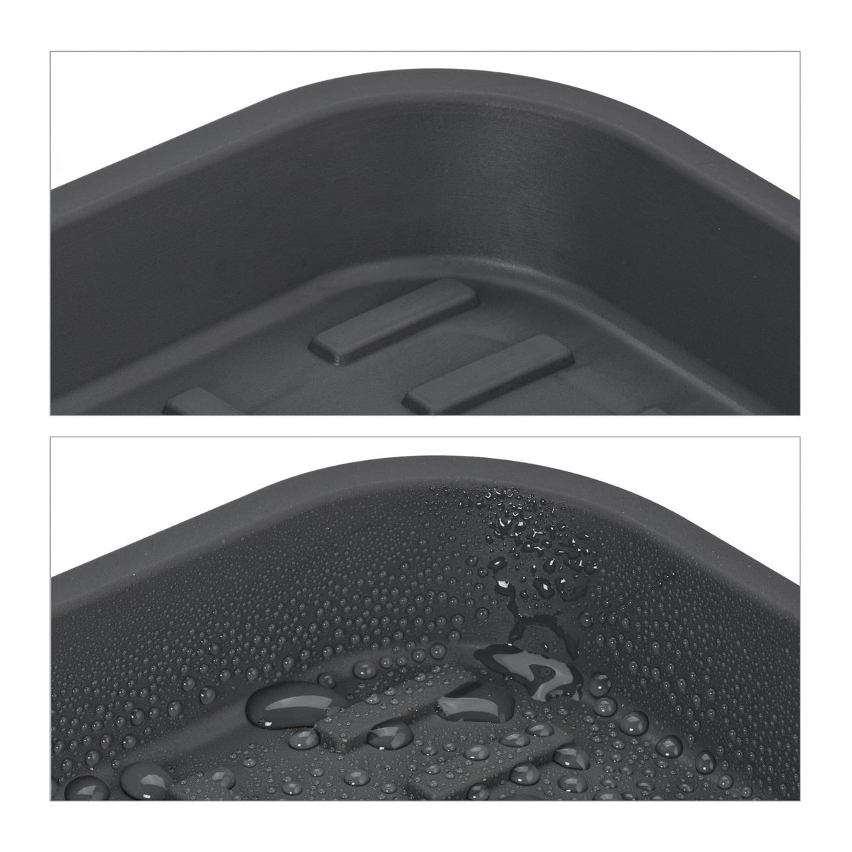 set of 2 drip trays for 3 pairs of shoes