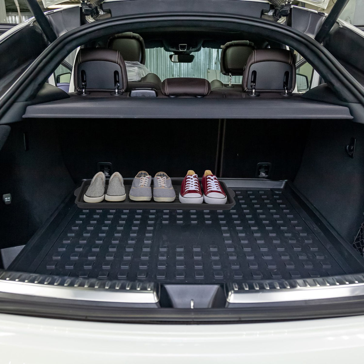 set of 2 drip trays for 3 pairs of shoes