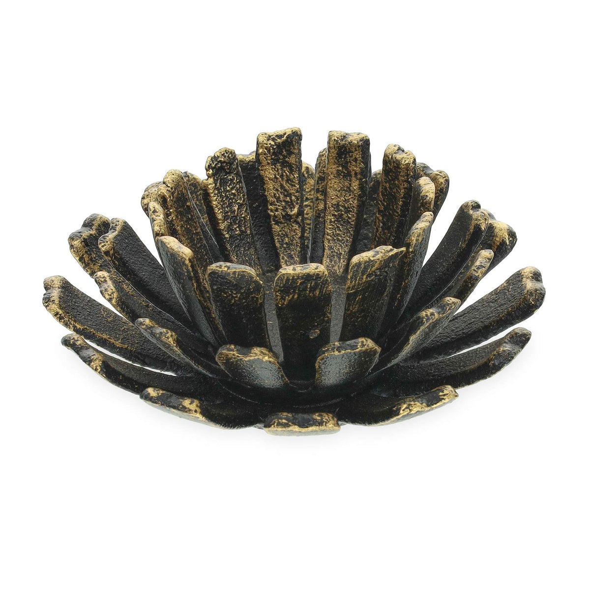 set of 2 flower-shaped tealight holders