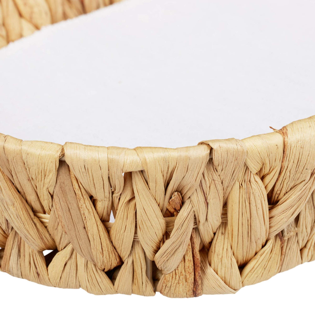 set of 2 fruit bowls made from water hyacinth