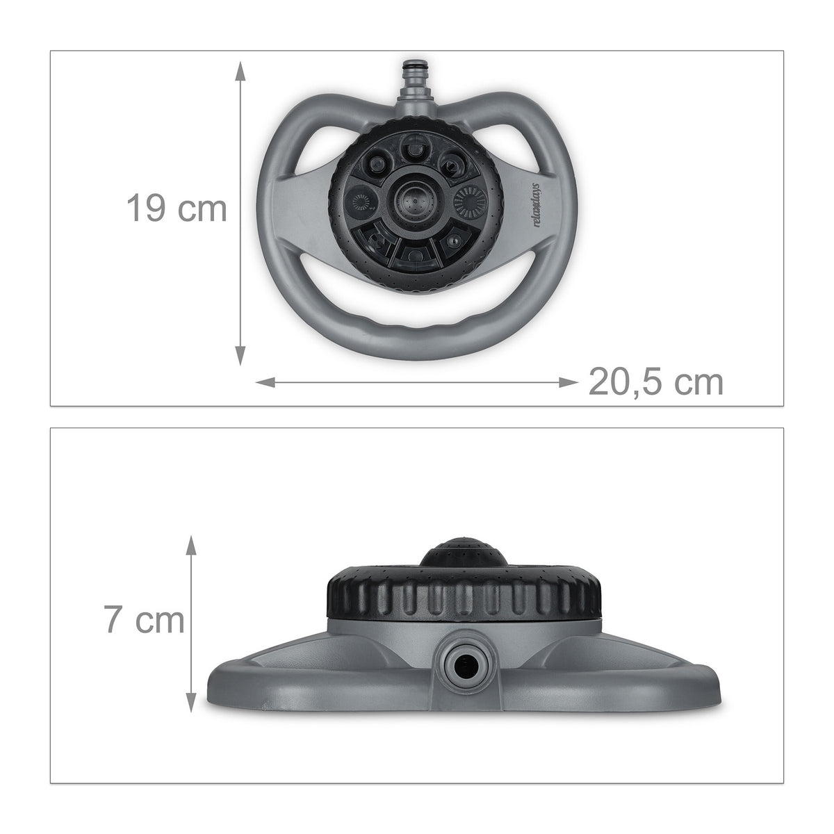 set of 2 lawn sprinklers 8 positions