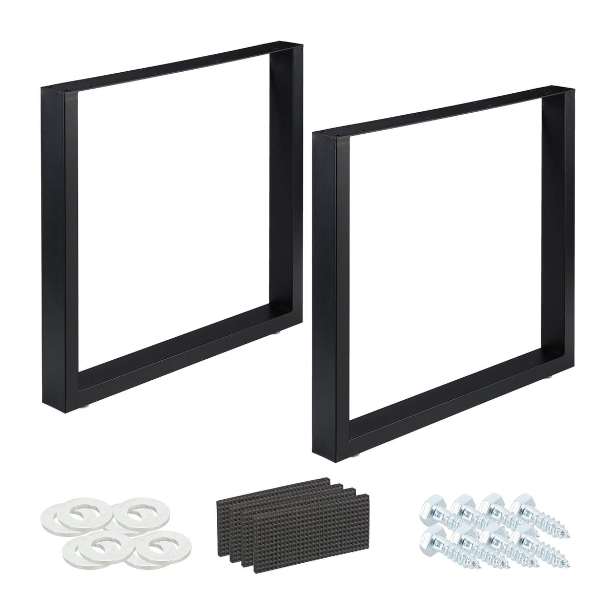 set of 2 table runners black