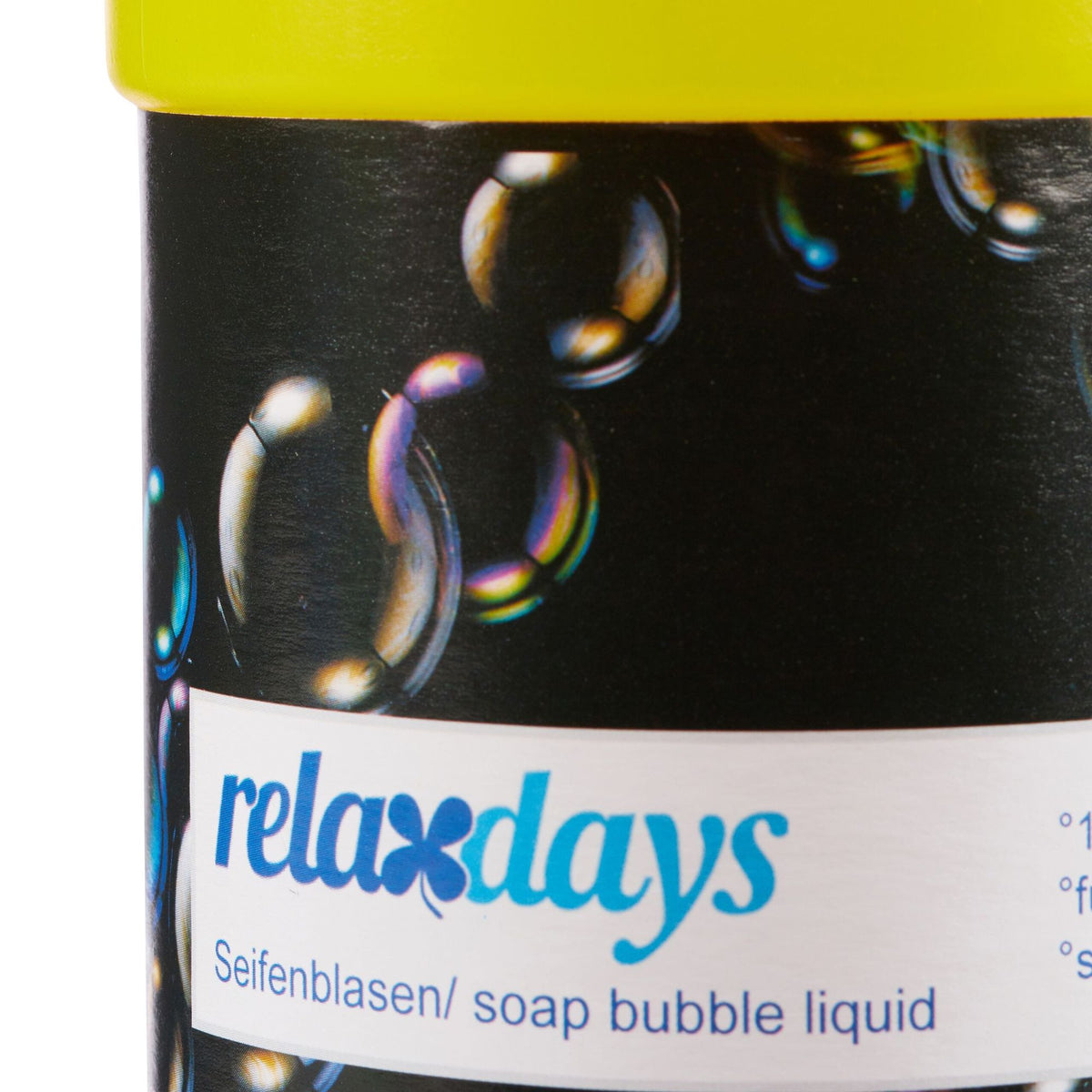 set of 3 soap bubbles refill bottle 1 l