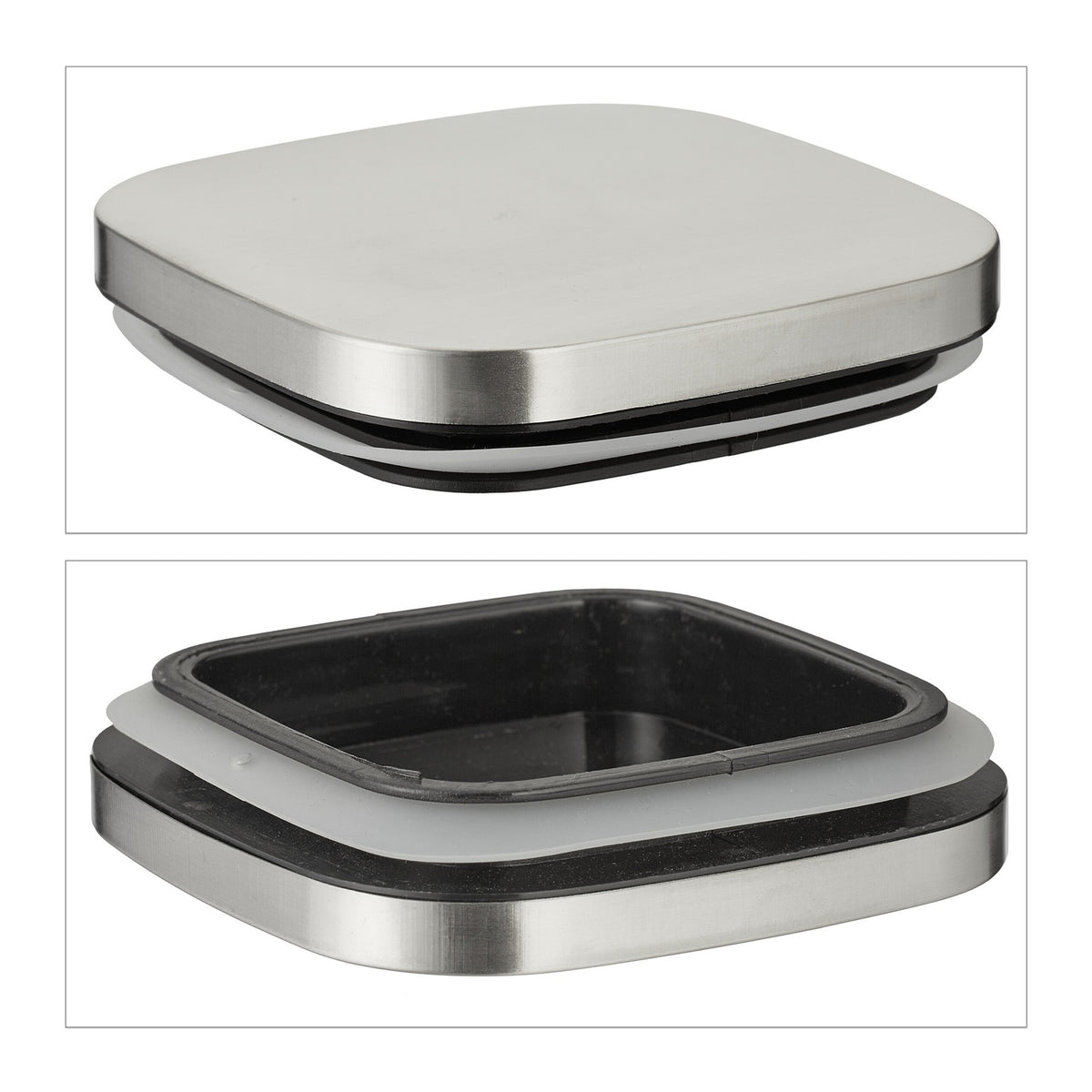 set of 3 storage jars with lids 1200 ml