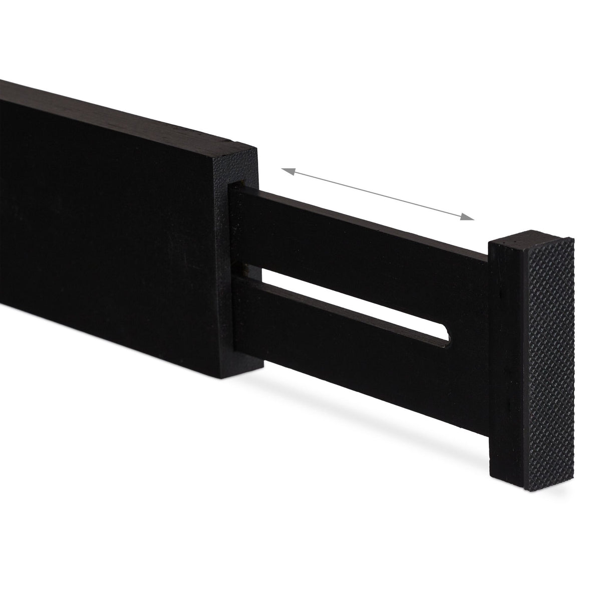 set of 4 drawer dividers in black