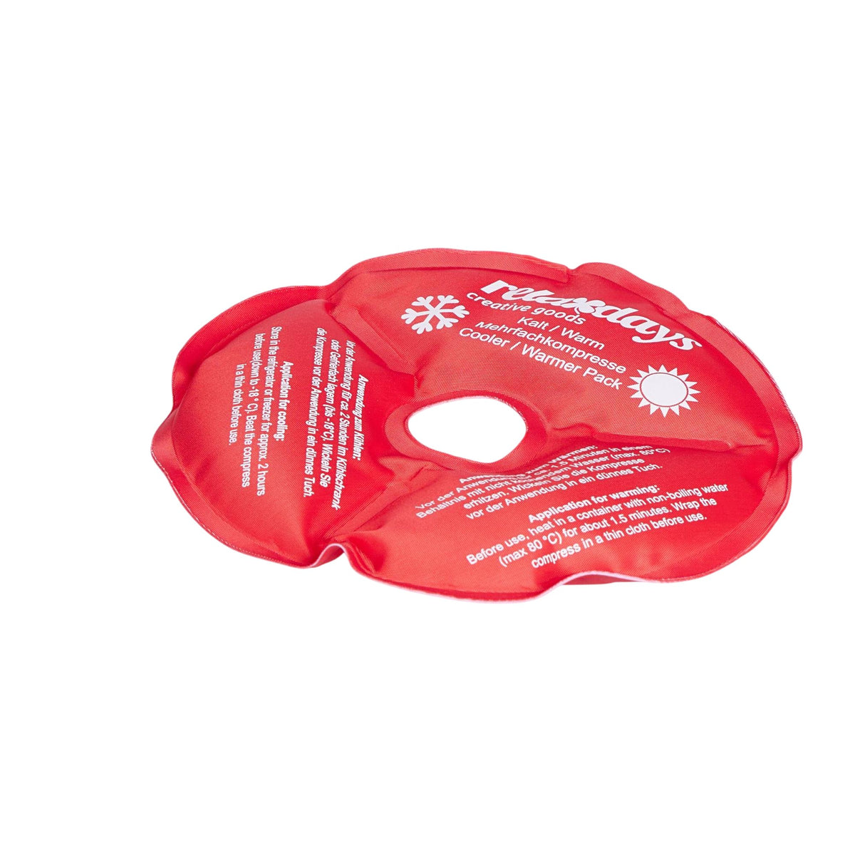 set of 4 knee pads in red