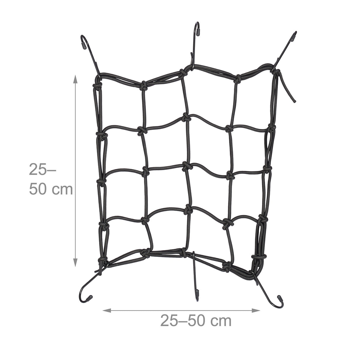 set of 4 luggage nets for motorcycle and bicycle