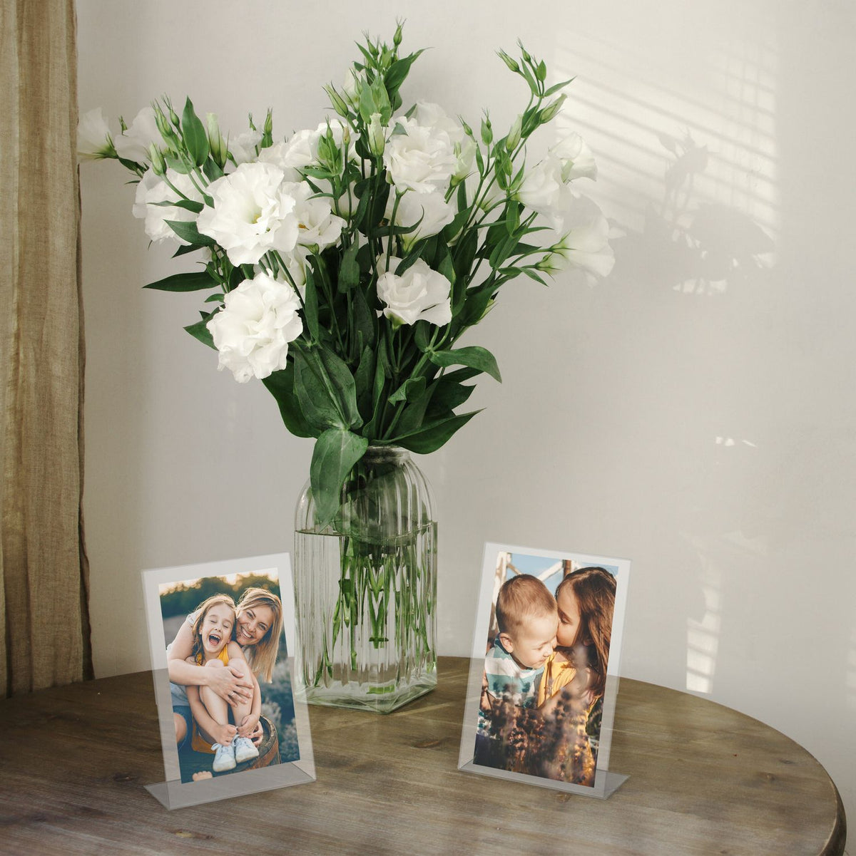 set of 5 table stands DIN A4
