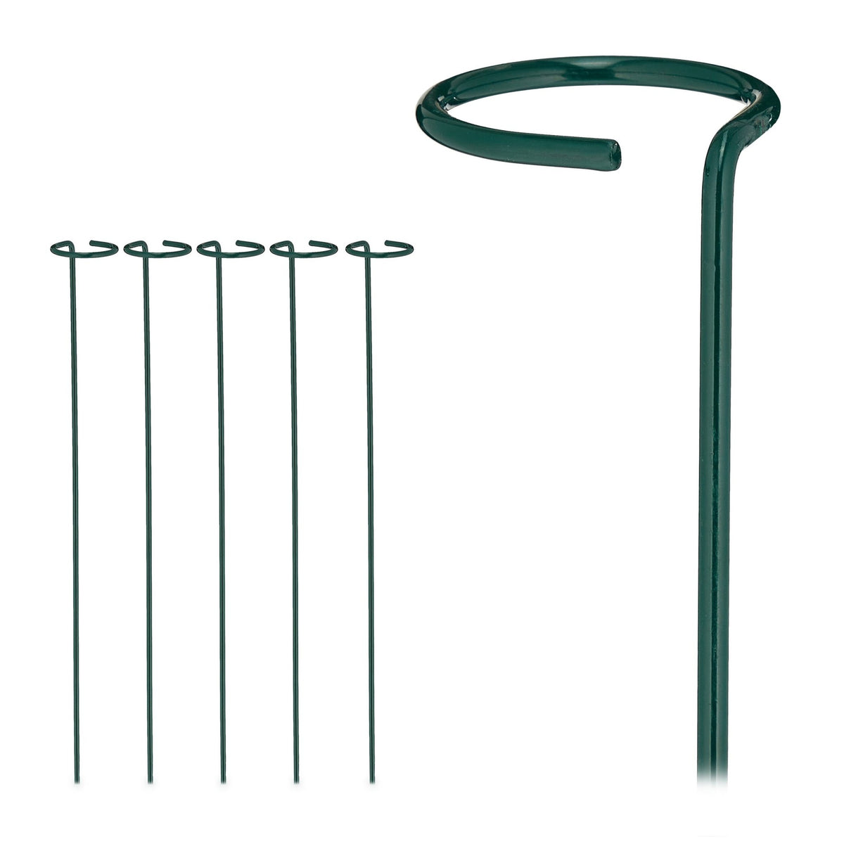 set of 6 plant sticks in metal