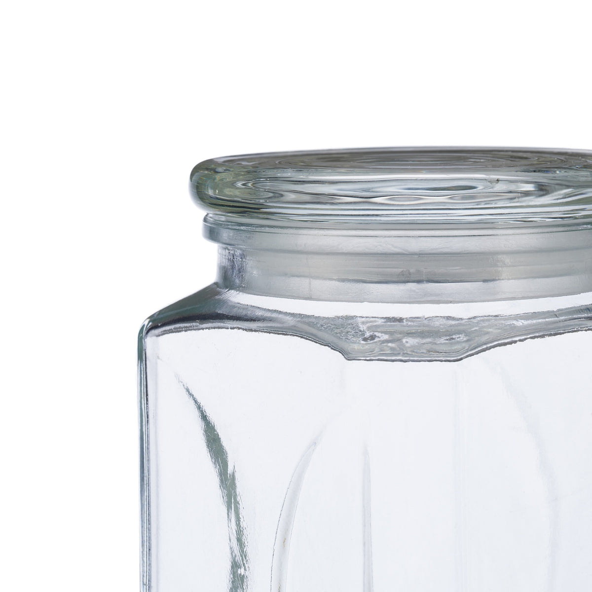 set of 6 storage jars with lids 1000 ml
