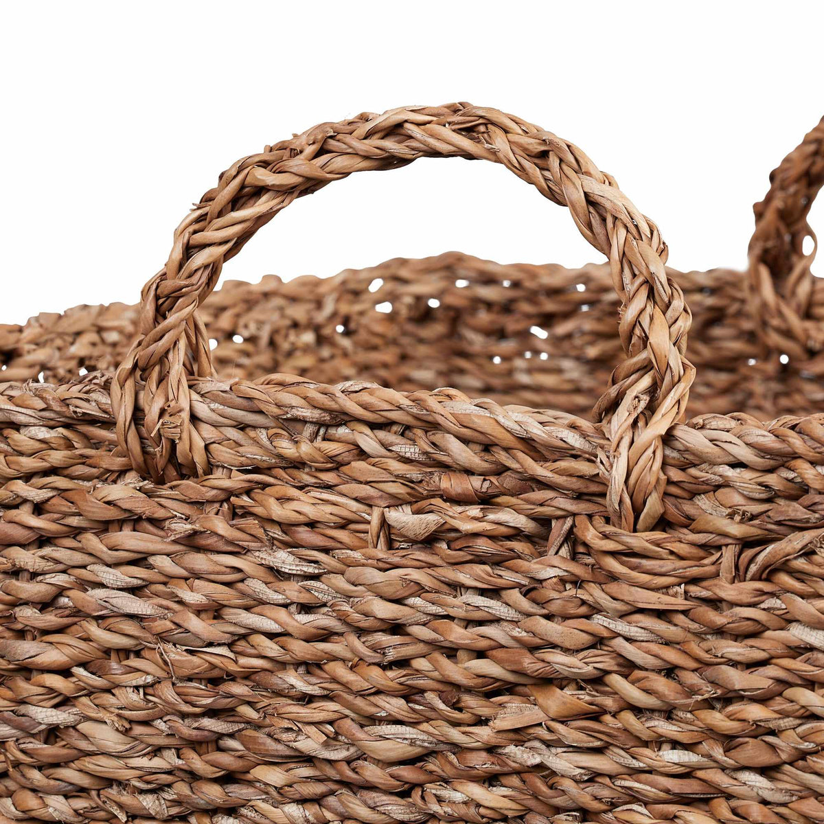 storage basket in 3 parts made of seaweed
