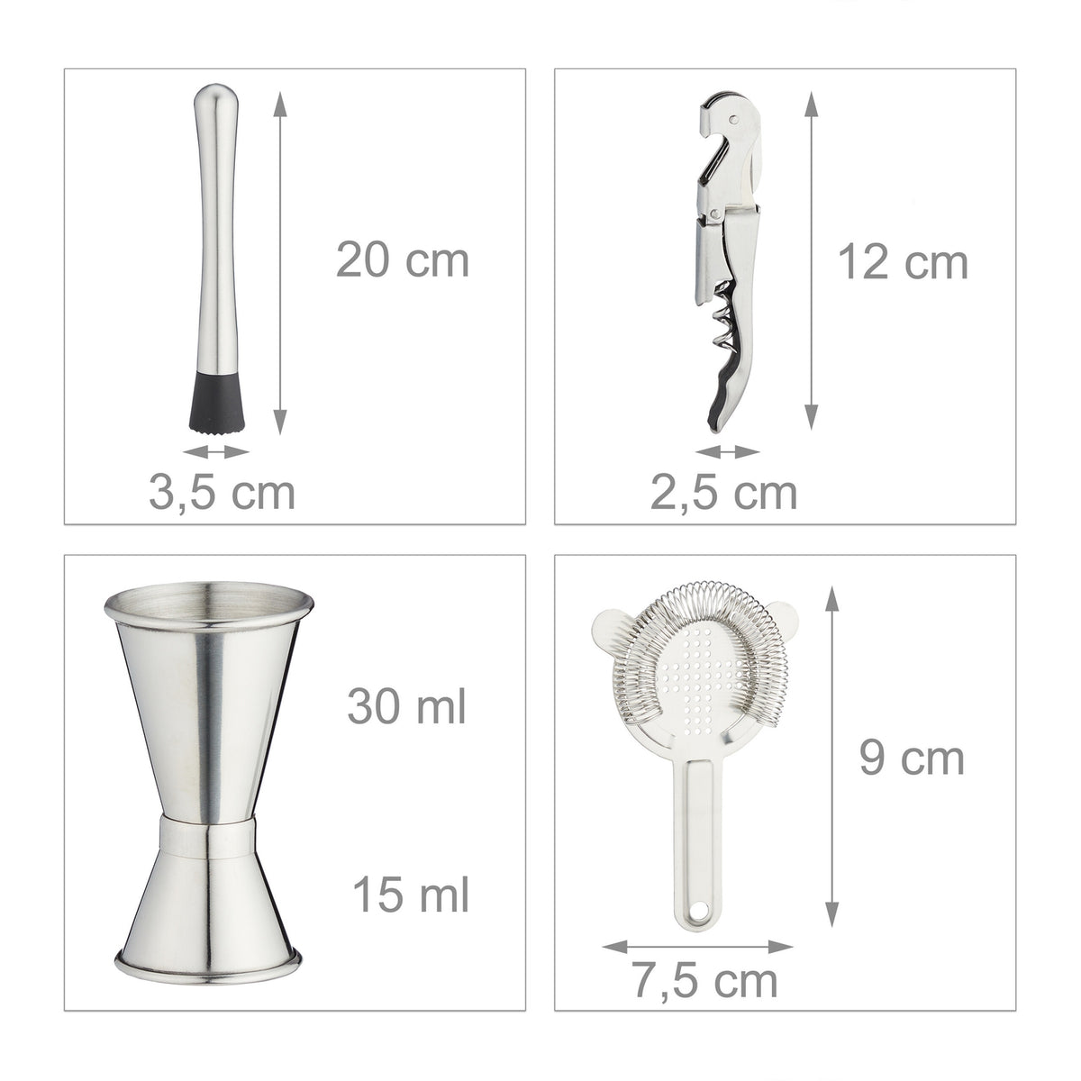 the 10-piece cocktail set with stand