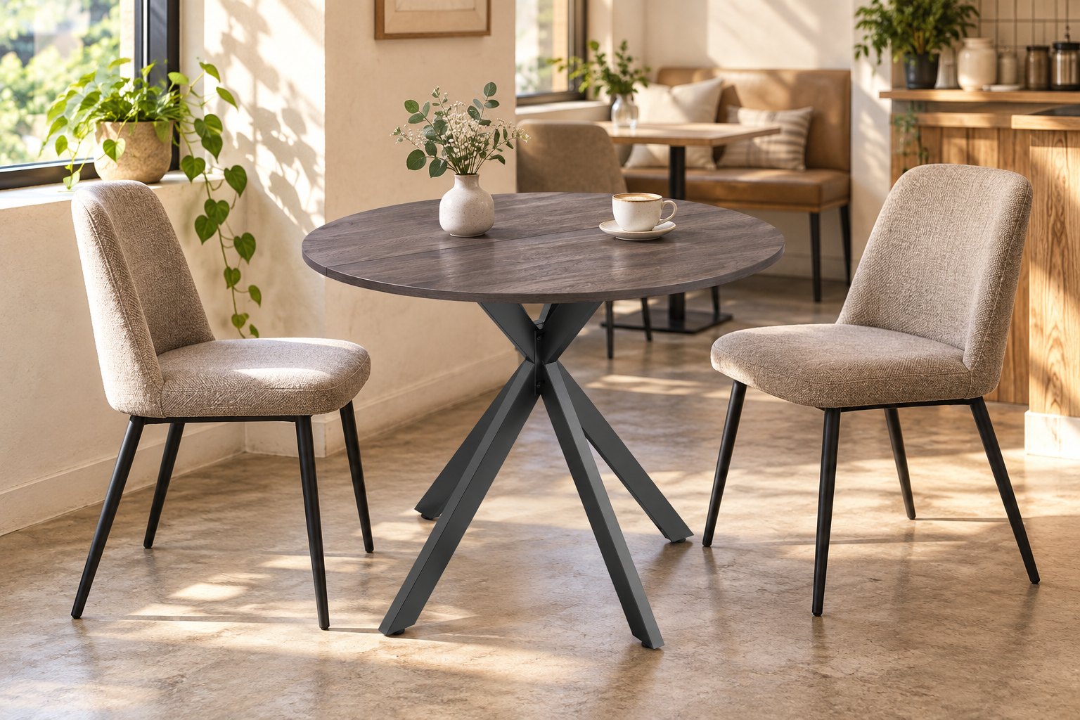 A café dining space