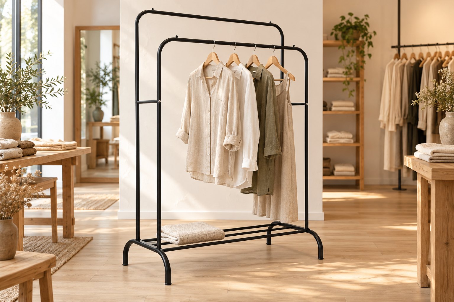 A shop display area